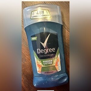(1) Degree Mandarin & Vetiver Deodorant 48H Aluminum Free Formulation New HTF